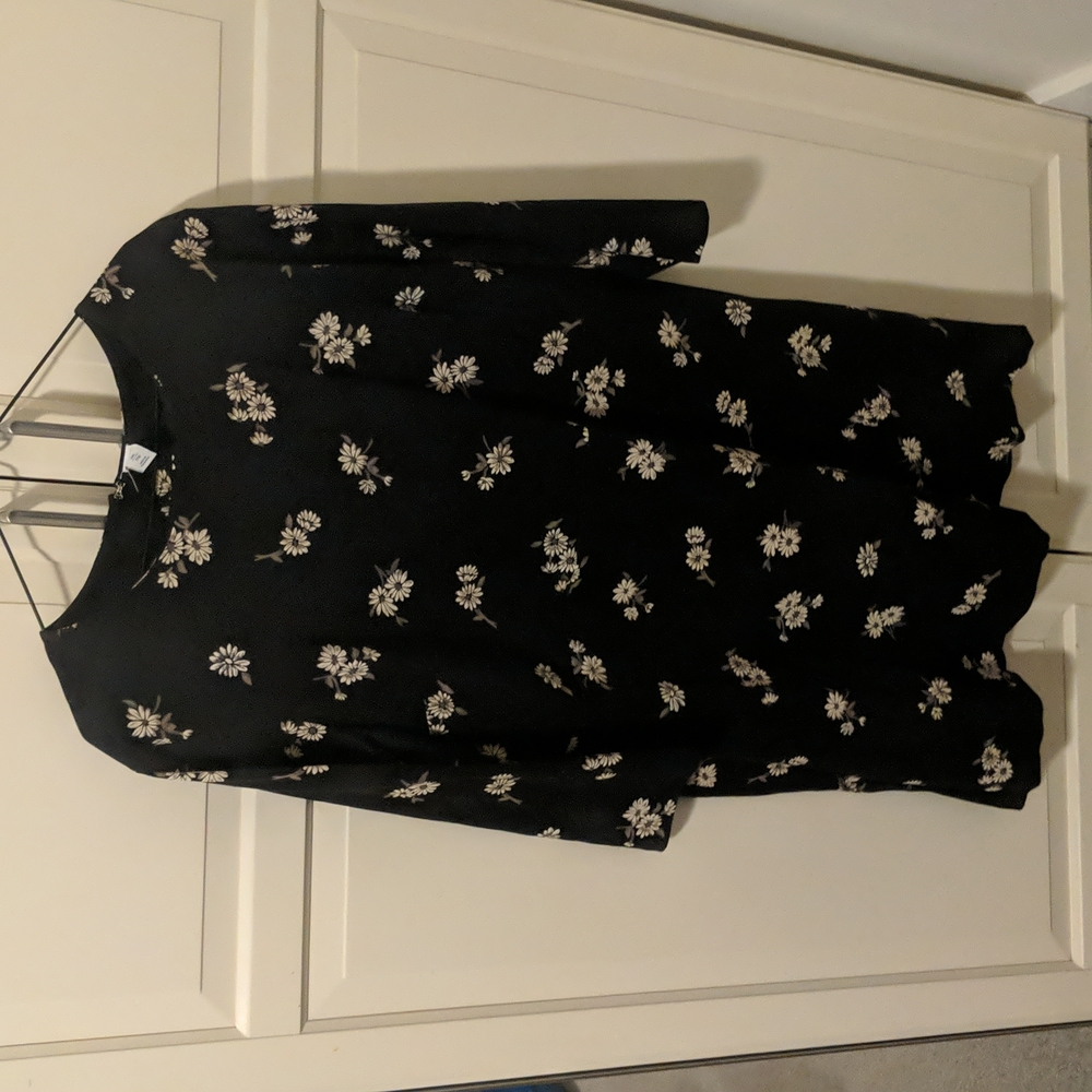 Floral long sleeved dress